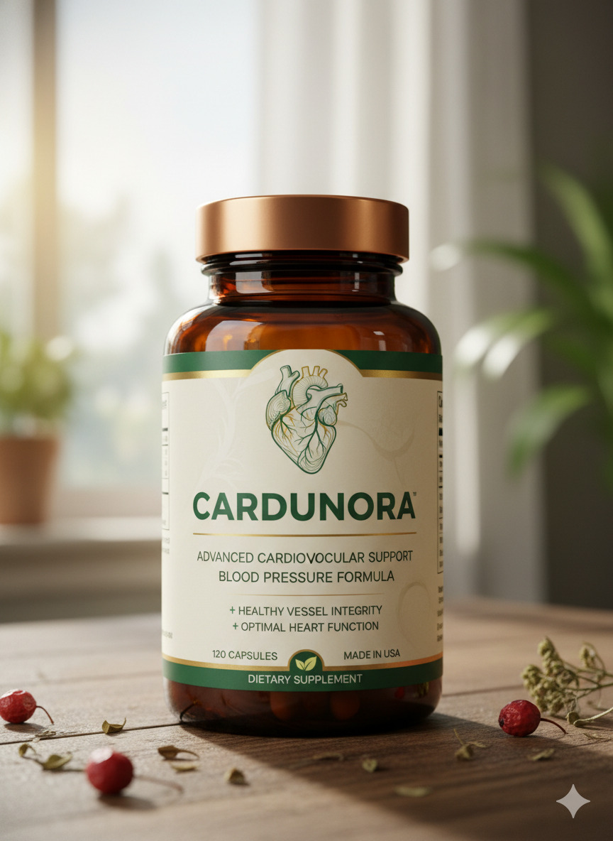 Cardunora dietary supplement packaging